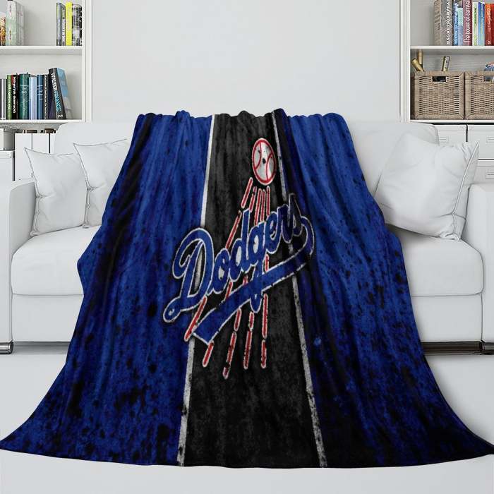 Los Angeles Dodgers Blanket Flannel Throw Room Decoration