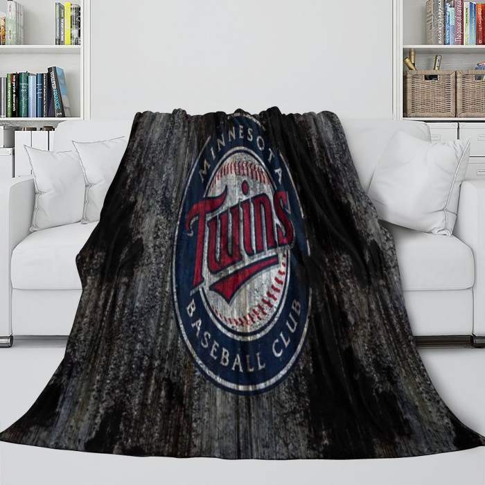 Minnesota Twins Blanket Flannel Throw Room Decoration
