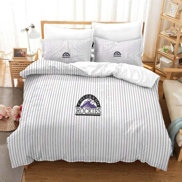 Colorado Rockies Bedding Set Quilt Cover Without Filler