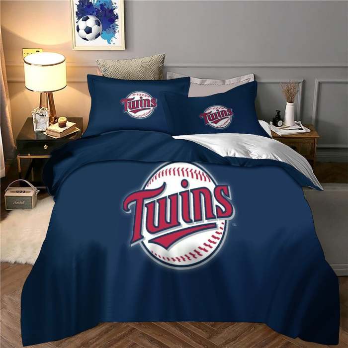 Minnesota Twins Bedding Set Quilt Cover Without Filler