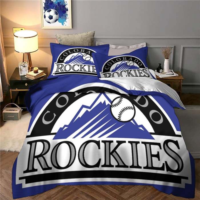 Colorado Rockies Bedding Set Quilt Cover Without Filler