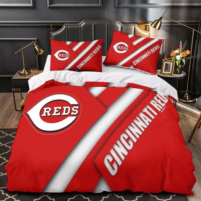 Cincinnati Reds Bedding Set Quilt Cover Without Filler