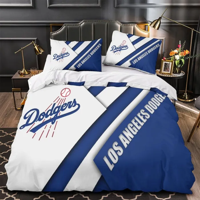 Los Angeles Dodgers Bedding Set Quilt Cover Without Filler