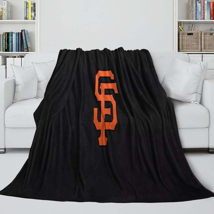 San Francisco Giants Blanket Flannel Throw Room Decoration