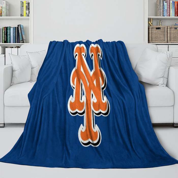 York Mets Blanket Flannel Throw Room Decoration