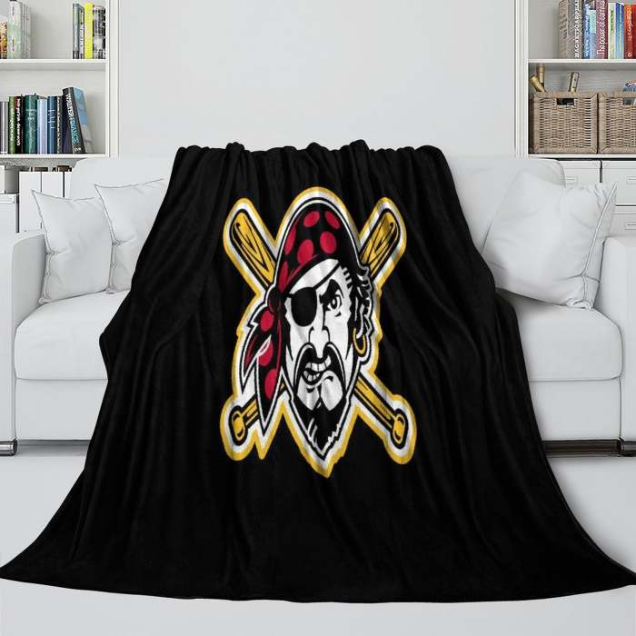Pittsburgh Pirates Blanket Flannel Throw Room Decoration