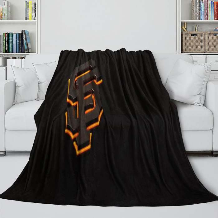 San Francisco Giants Blanket Flannel Throw Room Decoration