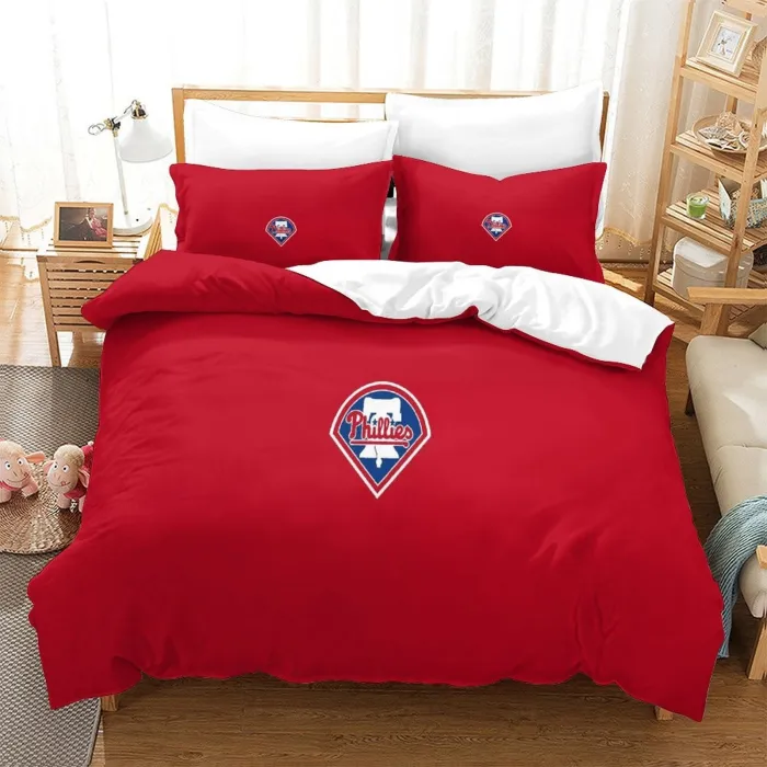 Philadelphia Phillies Bedding Set Quilt Cover Without Filler