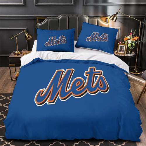 York Mets Bedding Set Quilt Cover Without Filler