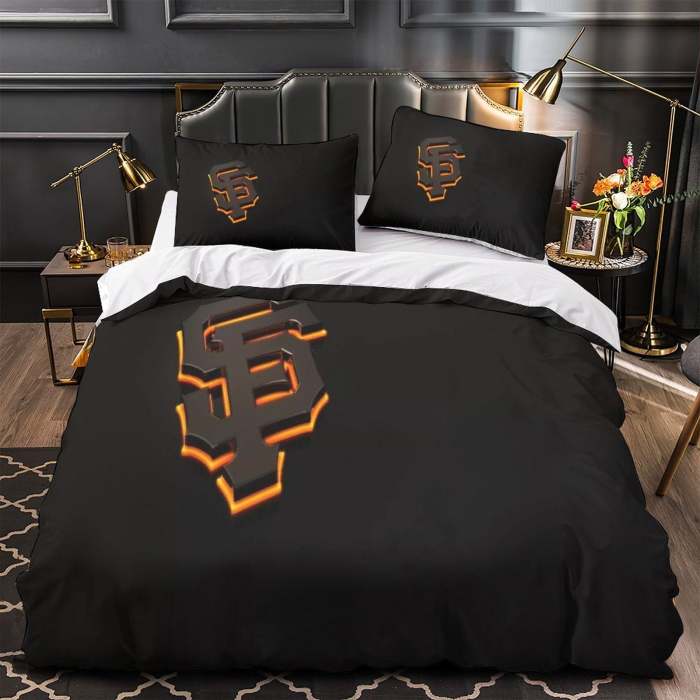 San Francisco Giants Bedding Set Quilt Cover Without Filler