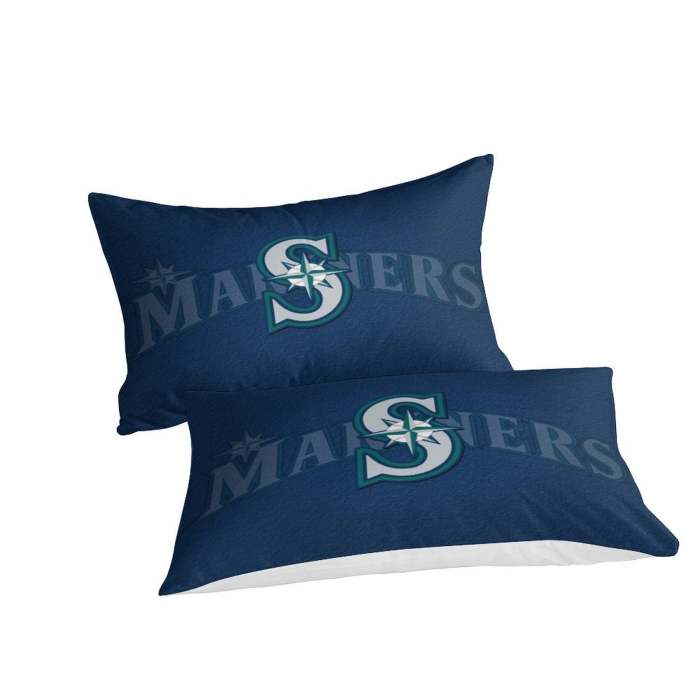 Seattle Mariners Bedding Set Quilt Cover Without Filler