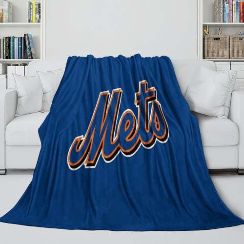 York Mets Blanket Flannel Throw Room Decoration
