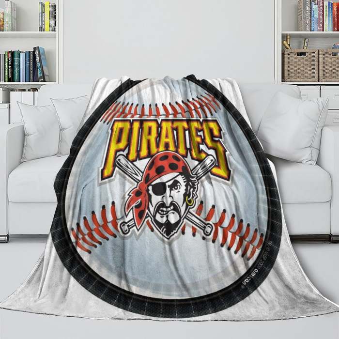 Pittsburgh Pirates Blanket Flannel Throw Room Decoration