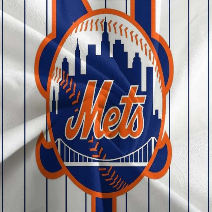 York Mets Bedding Set Quilt Cover Without Filler
