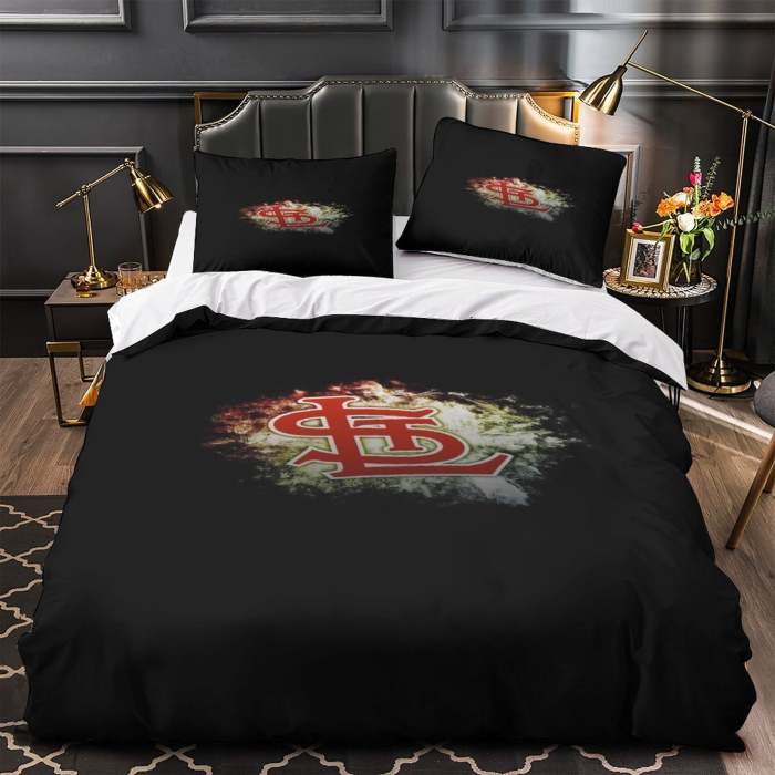 St. Louis Cardinals Bedding Set Quilt Cover Without Filler