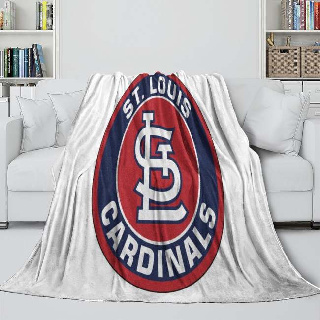 St. Louis Cardinals Blanket Flannel Throw Room Decoration