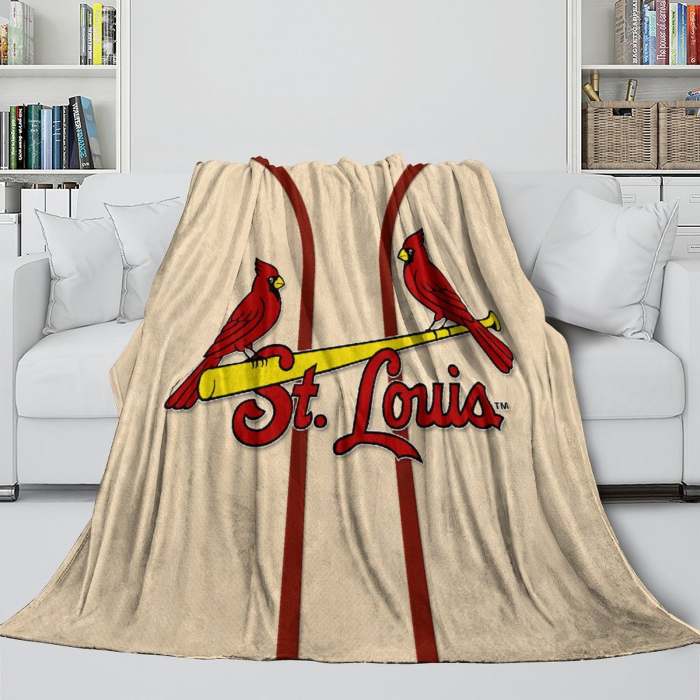 St. Louis Cardinals Blanket Flannel Throw Room Decoration
