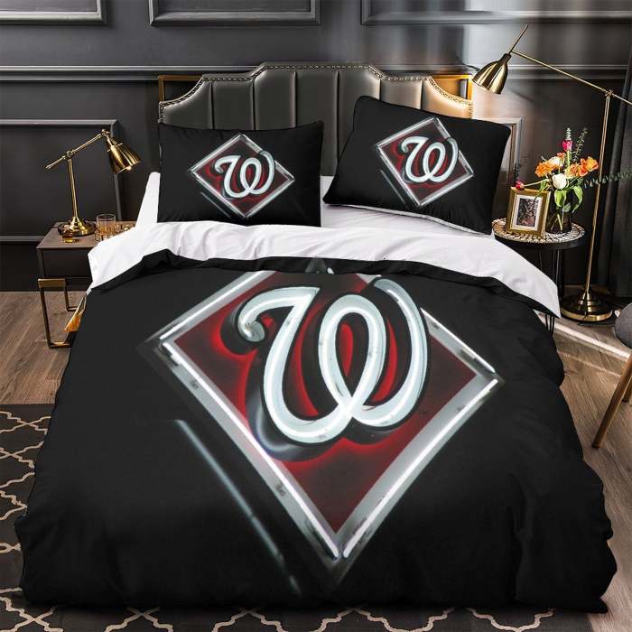 Washington Nationals Bedding Set Quilt Cover Without Filler