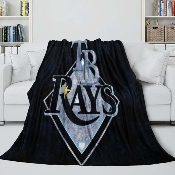 Tampa Bay Rays Blanket Flannel Throw Room Decoration