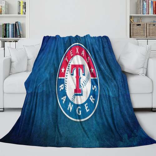 Texas Rangers Blanket Flannel Throw Room Decoration