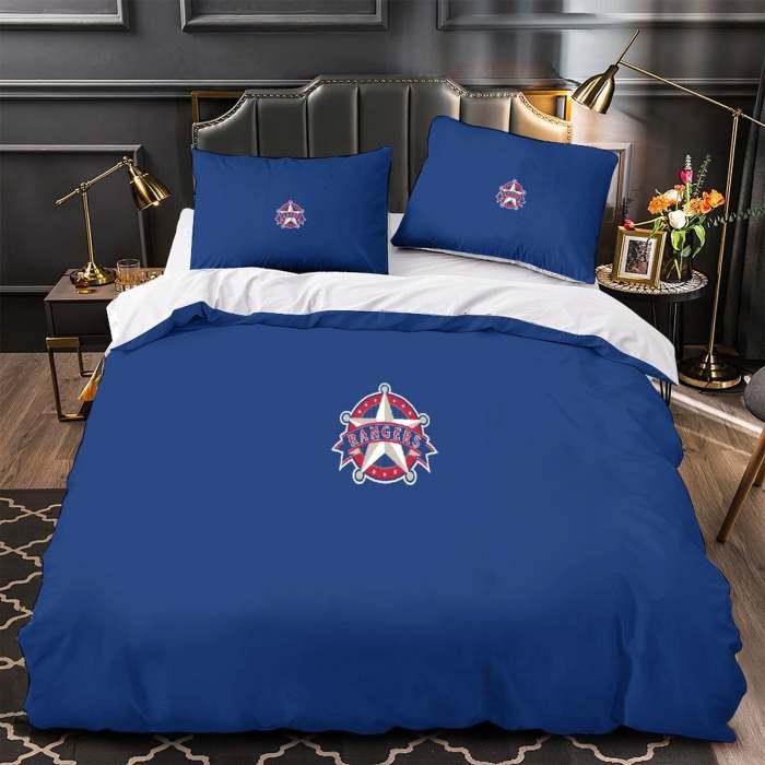 Texas Rangers Bedding Set Quilt Cover Without Filler