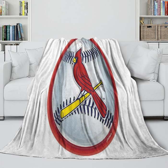 St. Louis Cardinals Blanket Flannel Throw Room Decoration