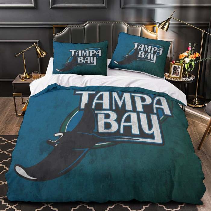 Tampa Bay Rays Bedding Set Quilt Cover Without Filler