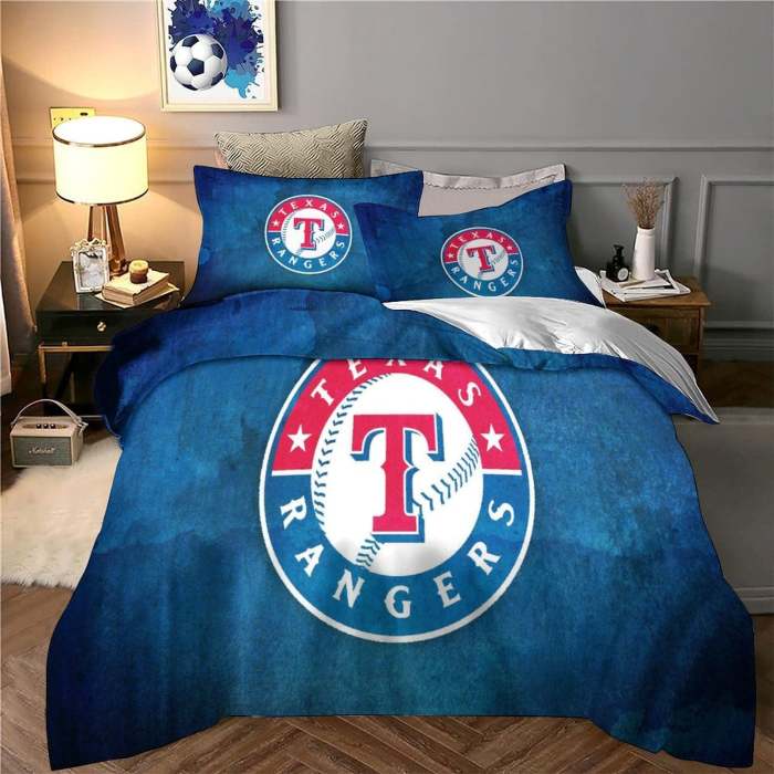 Texas Rangers Bedding Set Quilt Cover Without Filler