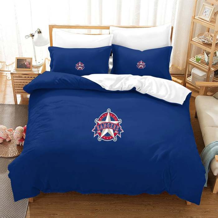 Texas Rangers Bedding Set Quilt Cover Without Filler