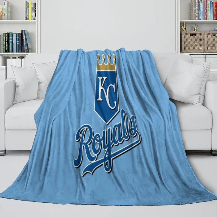Kansas City Royals Blanket Flannel Throw Room Decoration