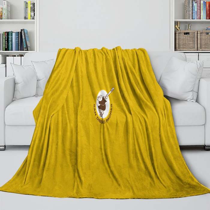 San Diego Padres Blanket Flannel Throw Room Decoration