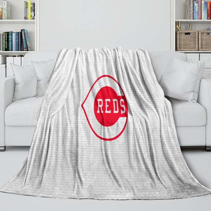 Cincinnati Reds Blanket Flannel Throw Room Decoration