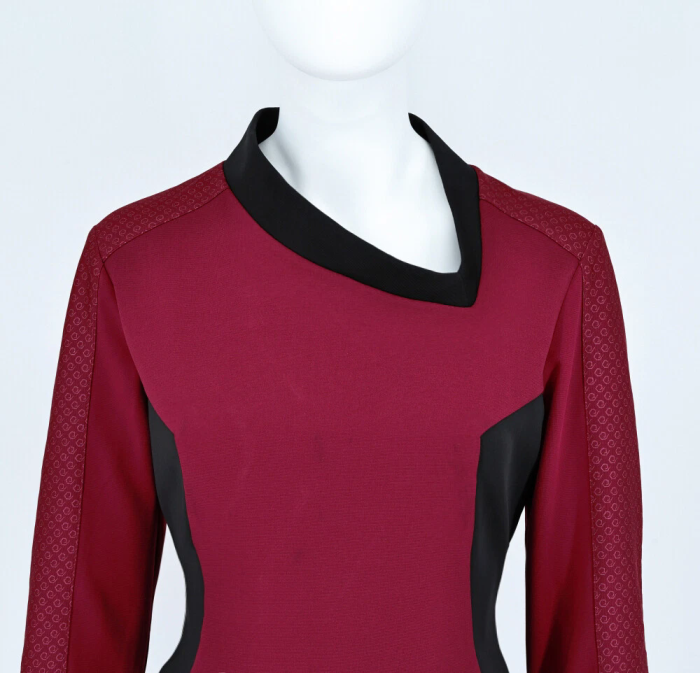 Star Trek Strange  Worlds Uhura Red Dress Uniforms Startfleet Shirts Costumes