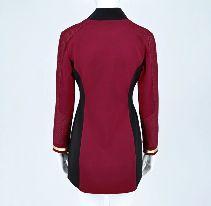 Star Trek Strange  Worlds Uhura Red Dress Uniforms Startfleet Shirts Costumes