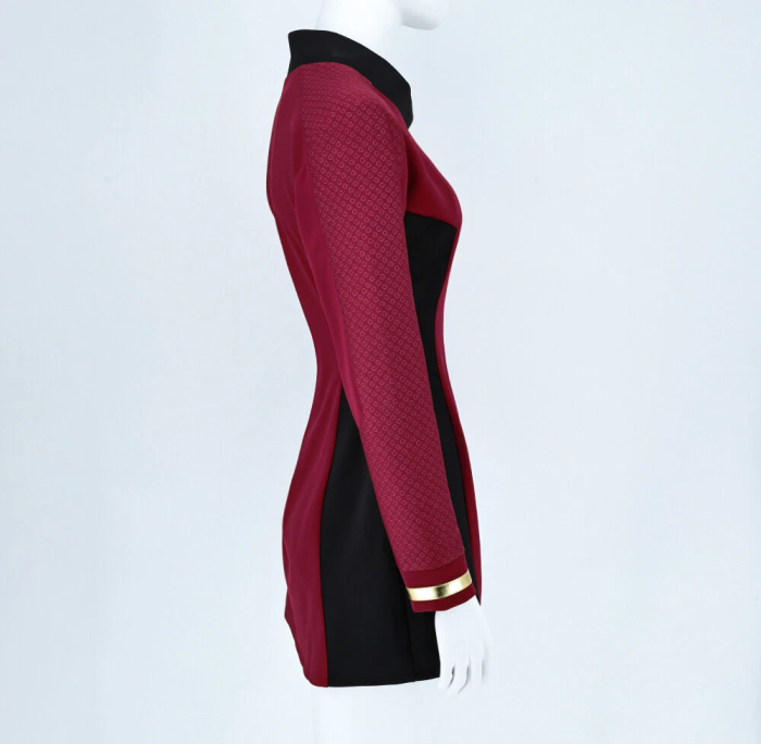 Star Trek Strange  Worlds Uhura Red Dress Uniforms Startfleet Shirts Costumes