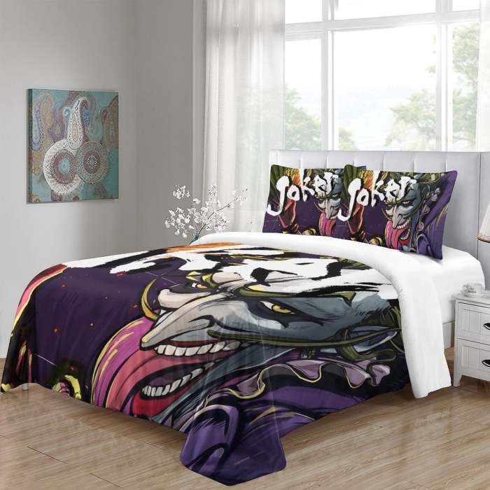 Batman Ninja Bedding Set Quilt Duvet Cover Without Filler