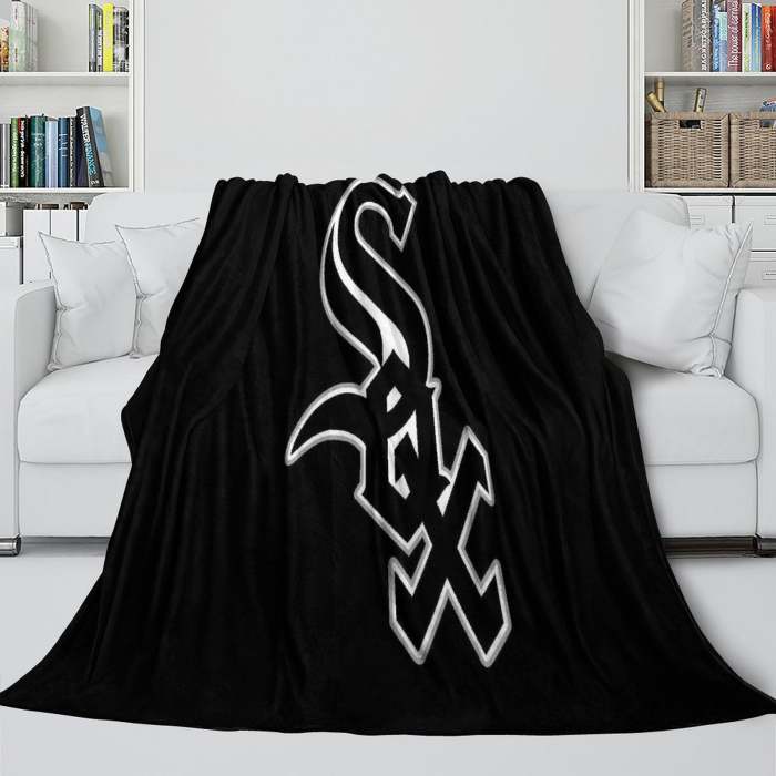 Chicago White Sox Blanket Flannel Throw Room Decoration