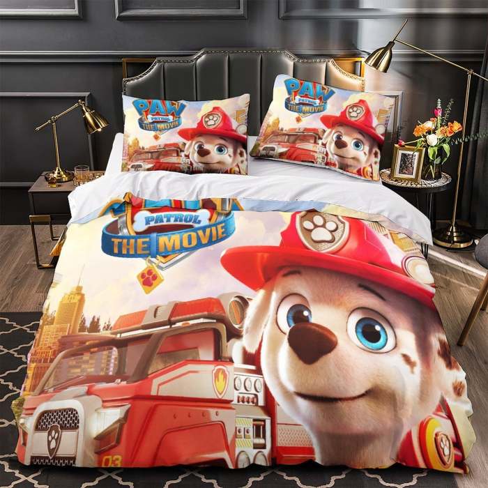 Paw Patrol The Movie Bedding Set Quilt Duvet Cover Without Filler