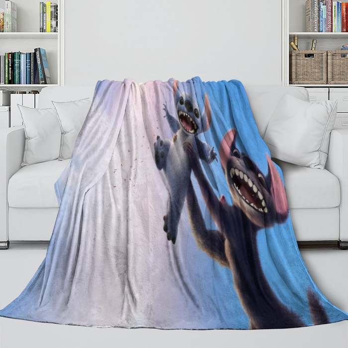 Lilo & Stitch  Blanket Flannel Throw Kids Room Decoration