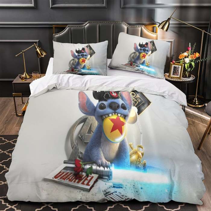 Lilo & Stitch  Bedding Set Pattren Quilt Duvet Cover Without Filler