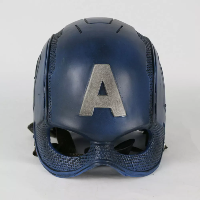 Captain America Helmet Steve Rogers Helmet Cosplay Superhero Mask Prop Hard Pvc