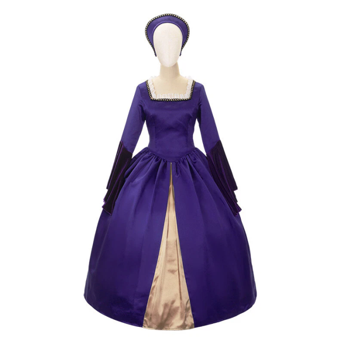 The Tudors Princess Mary Dress Halloween Carnival Suits Vintage Cosplay Costume