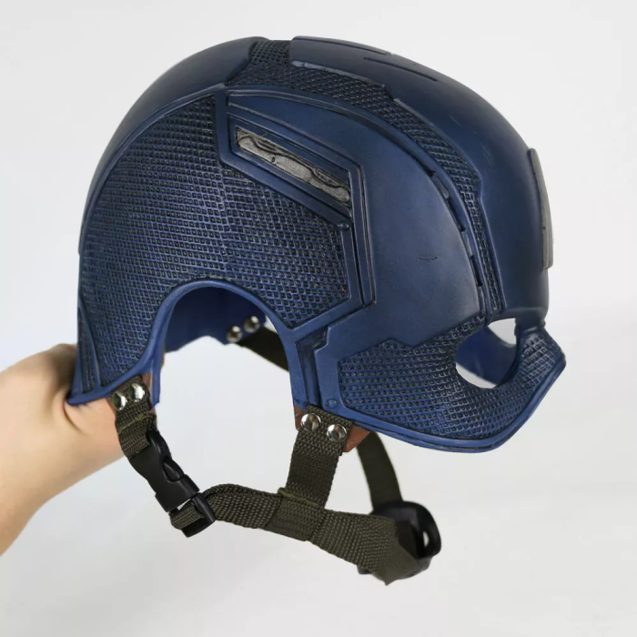 Captain America Helmet Steve Rogers Helmet Cosplay Superhero Mask Prop Hard Pvc
