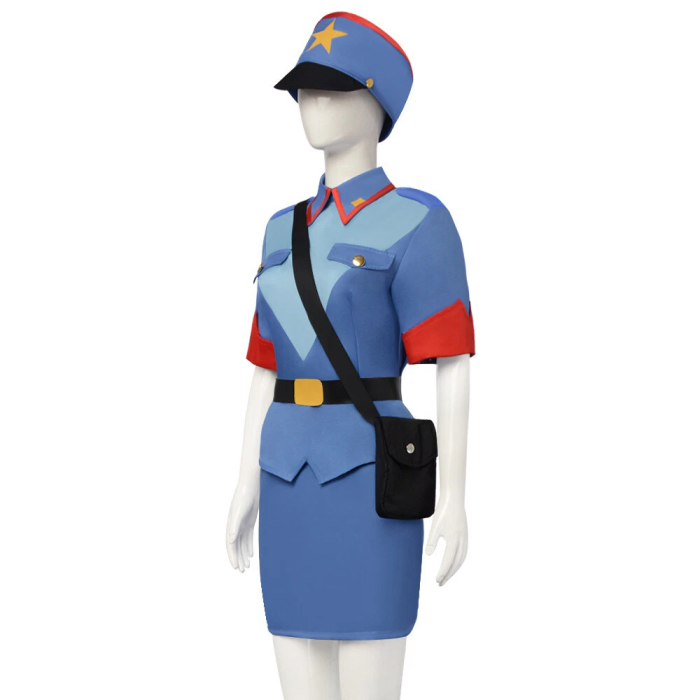 Pocket Monster Officer Jenny Uniform Dress Hat Cosplay Costume Halloween Suits
