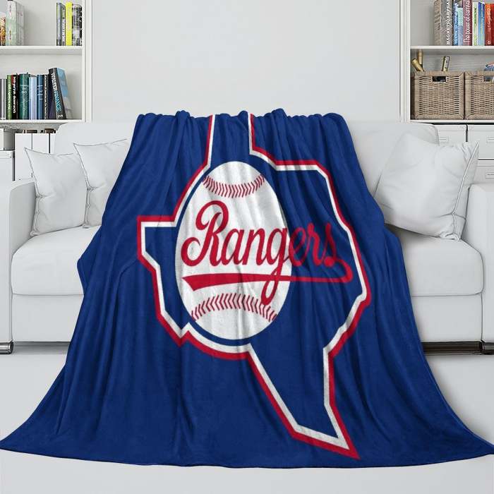 Texas Rangers Blanket Flannel Throw Room Decoration