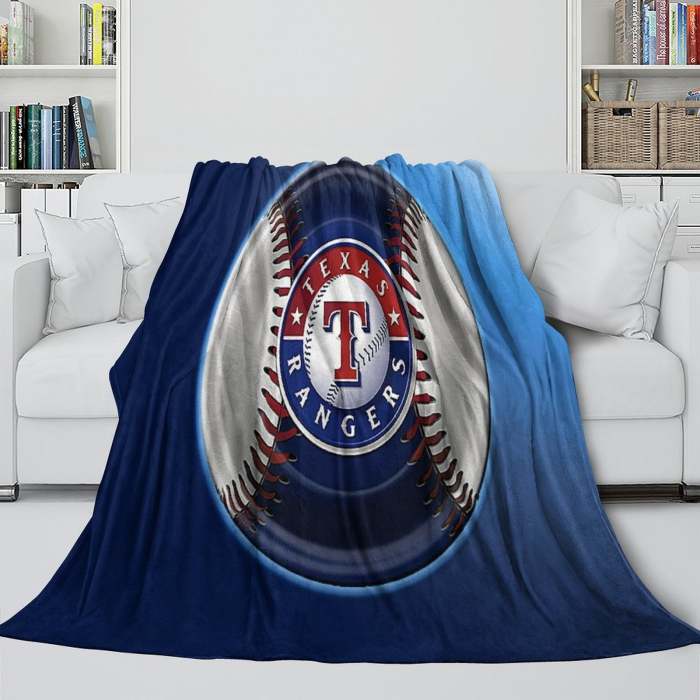 Texas Rangers Blanket Flannel Throw Room Decoration