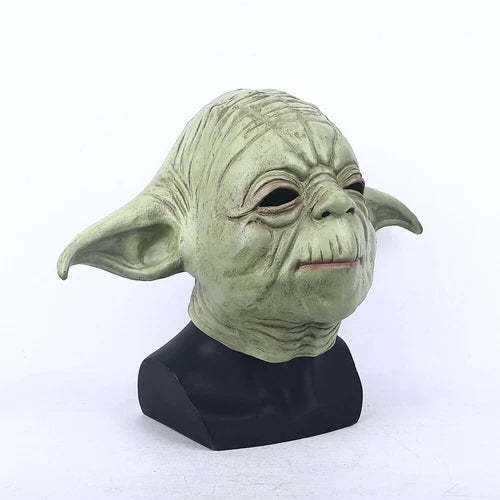 The Mandalorian Master Yoda Cosplay Mask Star Wars Fancy Dress Mask Props Latex