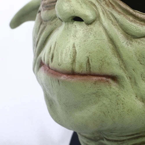 The Mandalorian Master Yoda Cosplay Mask Star Wars Fancy Dress Mask Props Latex