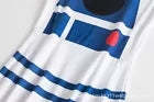 Cosplay Star Wars The Robot R2-D2 Skirt Dress Halloween Party Masquerade Costume