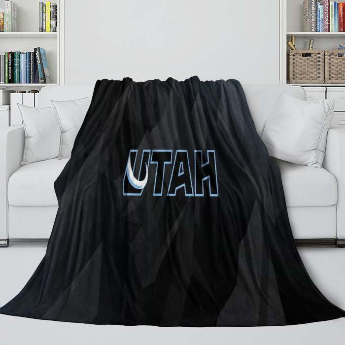 Utah Mammoth Blanket Flannel Throw Kids Room Decoration